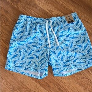 Chubbies Swim Trunks Board Shorts Sharks NWT Size XXL Retail: $69.50